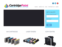 Tablet Screenshot of cartridgepointltd.com